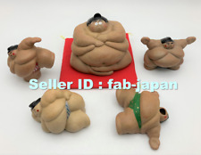 5pcs Japanese SUMO Wrestler Figures Set Ceramic Decoration RIKISHI picture