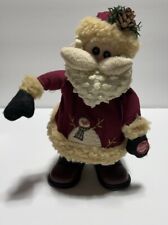 Vintage Country Lace Dancing & Singing Country Santa 9.5” picture