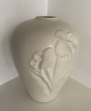 Vintage Haeger Ivory Calla Lily Ceramic Vase 7102 Copyright 1988 American Made picture