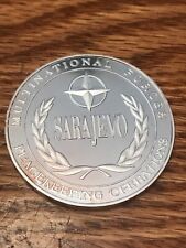 Sarajevo Multinational Forces Peacekeeping Operations Service Challenge Coin picture