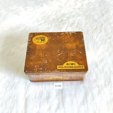 Vintage Kiwi Polishing Outfit Advertising Litho Tin Box Rare Collectible TN489 picture