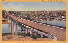  Postcard Aurora Bridge Seattle Washington  picture