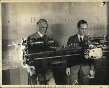 Press Photo Inventor Henry Ford and Colleague with Mechanism - tux13184 picture