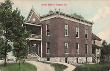 Clarke Hospital Elkhart Indiana IN Mennonite Publishing Co. c1910 Postcard picture