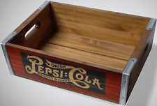 Vintage Style Pepsi Crate / Wooden Pepsi Tray #7002 picture