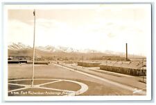 c1950's View Of Fort Richardson Anchorage Alaska AK RPPC Photo Vintage Postcard picture