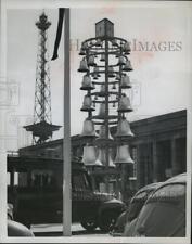1954 Press Photo Iron belfry at the Berlin's annual Industrial Fair - mja07682 picture