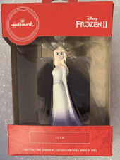 Hallmark 2020 Disney  Frozen 2  Elsa White Dress Christmas Holiday Ornament picture