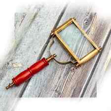 Gorgeous Handmade Brass Magnifying Glass Reading Handheld Magnifier picture