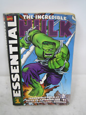 ESSENTIAL THE INCREDIBLE HULK VOL 1 B&W REPRINT MARVEL COMICS TPB EARLY ISSUES picture