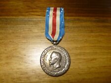 NAPOLEON III EXPEDITION OF MEXICO 1862-1863 RARE MEDAL IN SILVER BARRE  picture