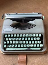 Vintage 1957 HERMES ROCKET Portable Typewriter w/Case. Works picture