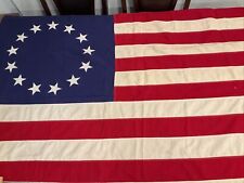 Estate Antique WWII 13 Star Betsy Ross Circle of Stars American Flag  4x6 picture