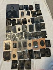 Antique Vintage TinType Photo Lot Of 51 picture