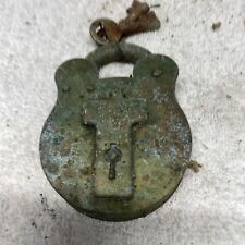 Vintage Squire 770 Old English Brass Lock w Keysfour Levers picture