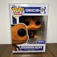 Funko POP Geicoween Orange Geico Gecko Limited Edition 171 w Protector SHIPS NOW picture