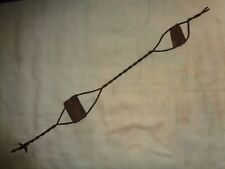 Antique Barbed Wire, #700 B, HIRAM SCUTT,  ORIGINAL WOOD BLOCKS picture