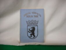 Vintage Undated Special Services Berlin Tour Book picture