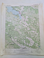 Vintage 1958 USGS Map-Lower Lake, Ca Quadrangle picture
