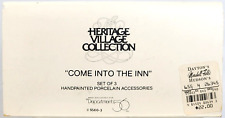 Department 56 Come Into The Inn Set of Three Heritage Village #55603 Accessories picture