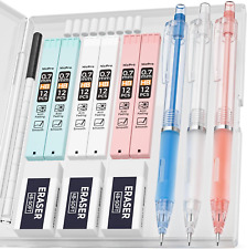 3PCS Pastel Mechanical Pencil Set, Cute Mechanical Pencils 0.7 Mm with 6 Tubes H picture