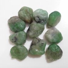 Ultimate Earth Mind Tsavorite Green Garnet 10 Piece Size 15-17 MM Rough Gemstone picture