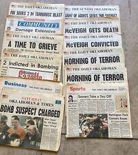 Lot of 12 Daily Oklahoman and Oklahoma Gazette Newspapers Oklahoma City Bombing picture