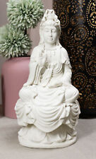 Ebros Water Moon Boddhissattva Goddess Kuan Yin Guanyin Meditating Altar Statue picture
