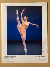 Beautiful Rare Signed Ballet ballerina photo french Sofiane Sylve NYCB 2003 picture