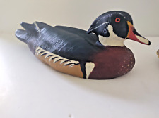 Vintage Hand Carved & Painted Duck Decoy 11