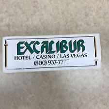Vintage Excalibur Hotel Casino Bumper Sticker Las Vegas 1990's NOS picture