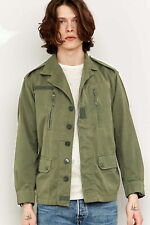 Vintage French army F1 olive field jacket combat coat surplus military shirt picture
