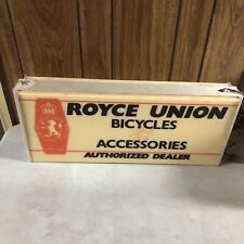 Vintage Royce Union Bicycle Accessories Dealership Light Up Sign Original picture
