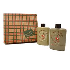 Vintage 1940s CHAMPREL After Shave TALC and LOTION in Original Gift Box KILT picture