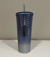 Starbucks Holiday Icicle Blue Gradient Bling Studded Tumbler, Venti Size NEW picture