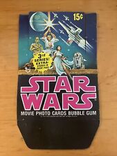 VINTAGE 1977 STAR WARS TOPPS TRADING CARD DISPLAY FRONT OF BOX 3rd SERIES Pink picture