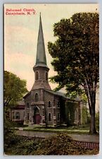 Reformed Church Canajoharie New York NY c1910 Postcard picture