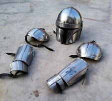 Armor Star War Steel Mandalorian Full Armor Suit Helmet Armor Costume W/ Helmet picture