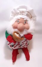 Santa's Best Chef Fabric Christmas Ornament picture