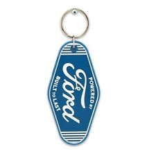 Vintage Ford Keychain | Car & Truck Authentic Retro Blue Tag picture