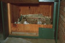 1963 Puppies in Homemade Wooden Dog House 12 Days Old June Vintage 35mm Slide picture