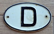 Vintage West Germany Country D-Sign Badge Rare picture