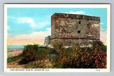 St Augustine FL-Florida, Fort Matanzas, Vintage Postcard picture