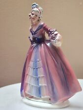 Katzhütte Porcelain Figure - Woman with Bell Dress and Flower Basket picture