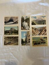 Lot of 8 vintage Haynes postcards Yellowstone Nat. Park 1922-1928 unposted picture