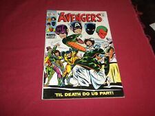 BX6 Avengers #60 marvel 1969 comic 4.5 silver age WEDDING ISSUE SEE STORE picture