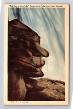 Cumberland Falls State Park KY-Kentucky, Old Man Of The Falls, Vintage Postcard picture