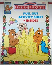 ☀️🐻 THE WORLD OF TEDDY RUXPIN SUMMER SPECIAL #1 MARVEL UK 1988 EXTREMELY RARE picture