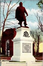 Jamestown Island Virginia VA Captain John Smith Statue Vintage Postcard Unposted picture