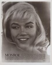 HOLLYWOOD BEAUTY MARILYN MONROE STYLISH POSE STUNNING PORTRAIT 1960s Photo 424 picture